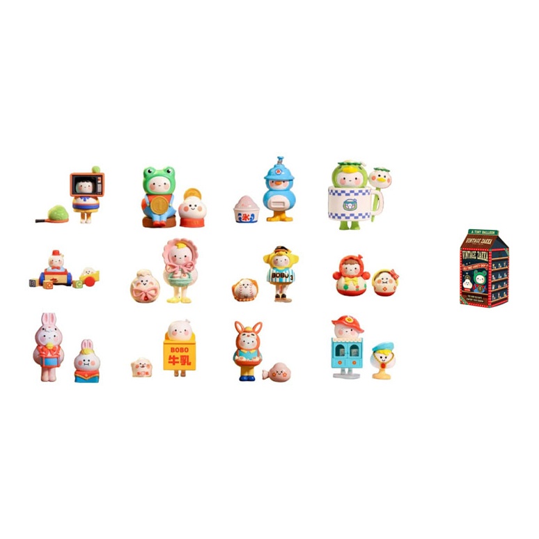 Vintage Collectible Stores - POP MART ボボ＆ココ ヴィンテージ雑貨店コレクション ミステリーボックス シングルミステリーボックス/全箱12個入り