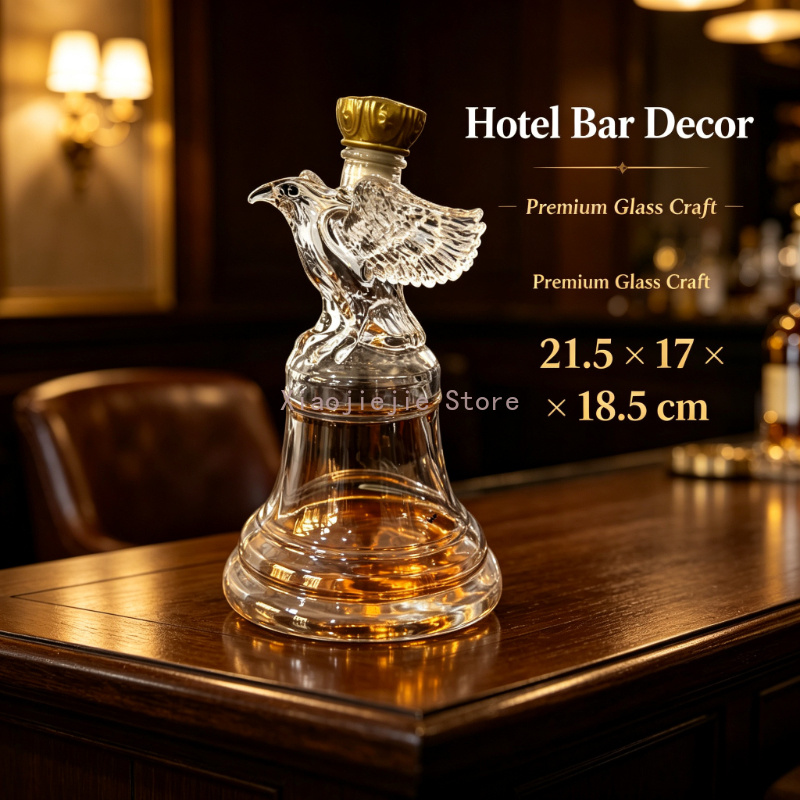 Vintage Collectible Glass - 250周年記念 アメリカ独立記念 イーグル リバティベル ガラスデカンター ヴィンテージ