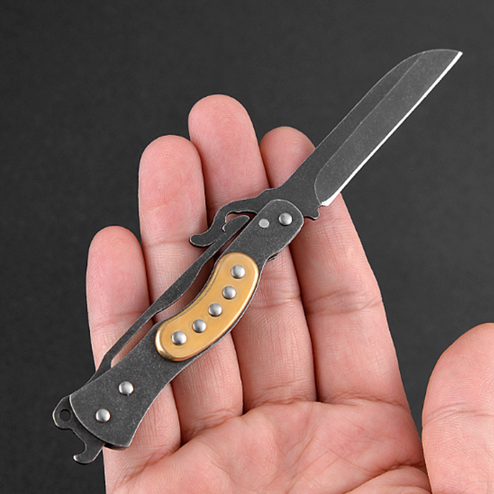 ヴィンテージスタイルの折りたたみ式ポケットユーティリティツー - Vintage Collectible Knife のレビューと価格