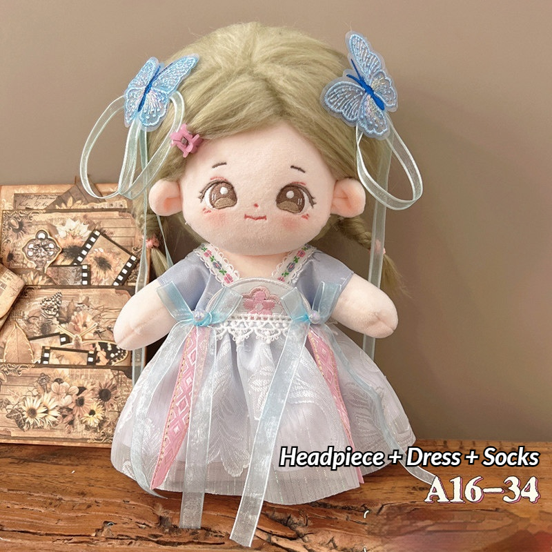 中国風漢服人形衣装 20cm綿ぬいぐるみ用 ヴィンテージ古代 - Vintage Collectible Clothing のレビューと価格
