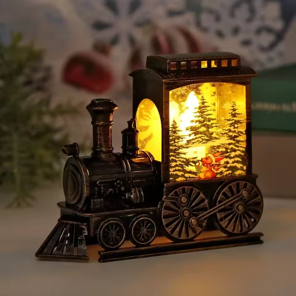 LED ナイトライトヴィンテージポータブルトレインナイトラン - Vintage Things Collection のレビューと価格
