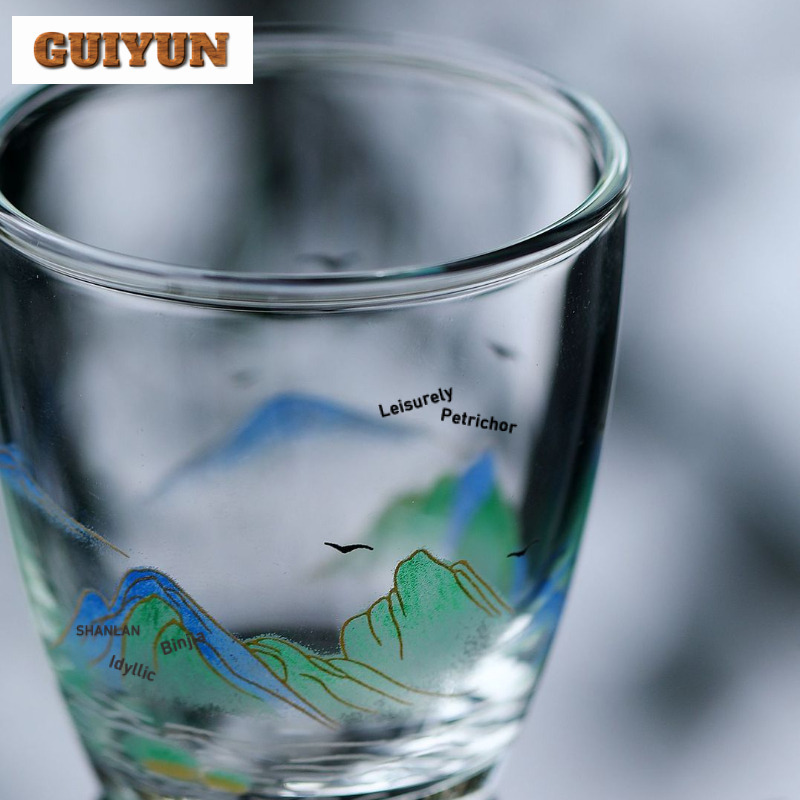 50ml 厚みのあるガラスティーカップ ヴィンテージティーボ - Vintage Collectible Glass のレビューと価格