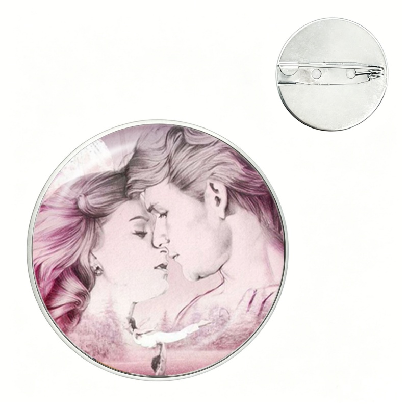 ヴィンテージ映画クラシックダーティダンシングガラスボタンピン - Vintage Collectible Glass のレビューと価格