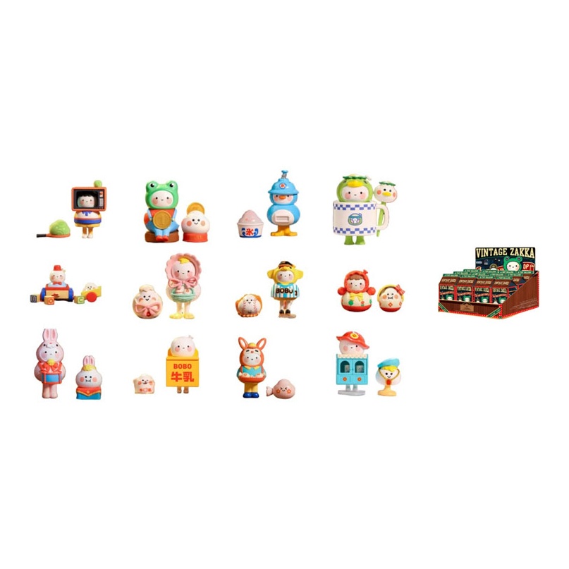 POP MART ボボ＆ココ ヴィンテージ雑貨店コレクション - Vintage Collectible Stores のレビューと価格