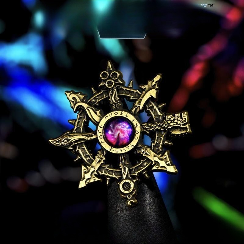ヴィンテージゴシック五芒星象嵌紫水晶金属ブローチレトロルーン - Vintage Collectible Clothing のレビューと価格