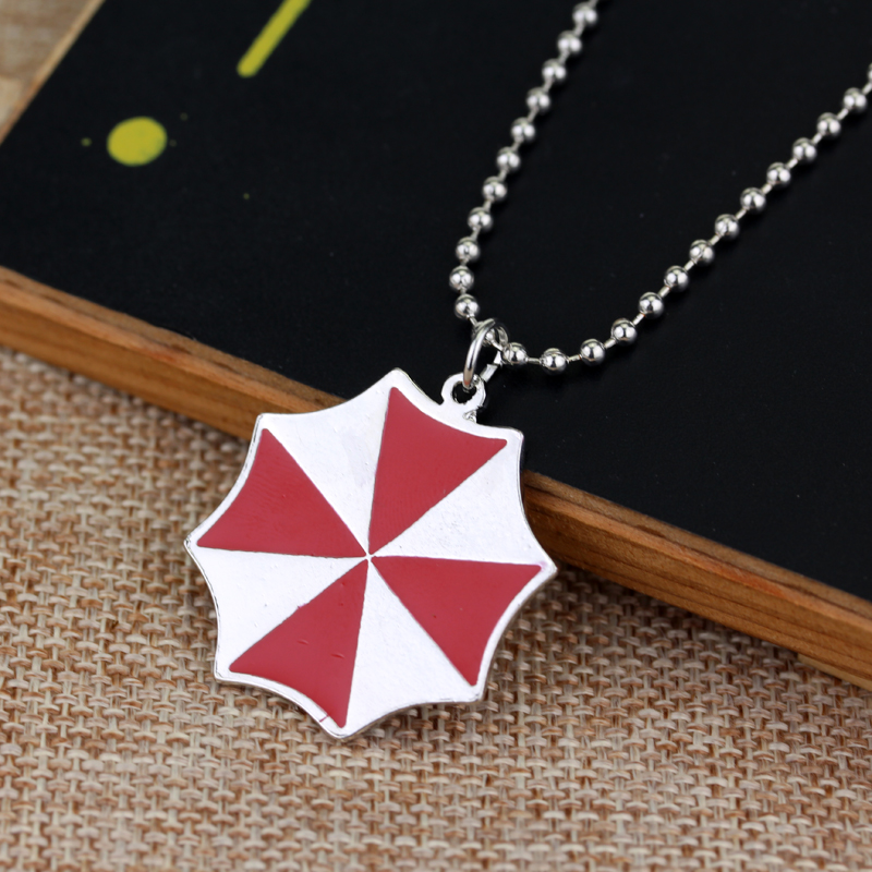 ヴィンテージファッション赤い傘ペンダントネックレスクールでス - Vintage Necklace のレビューと価格