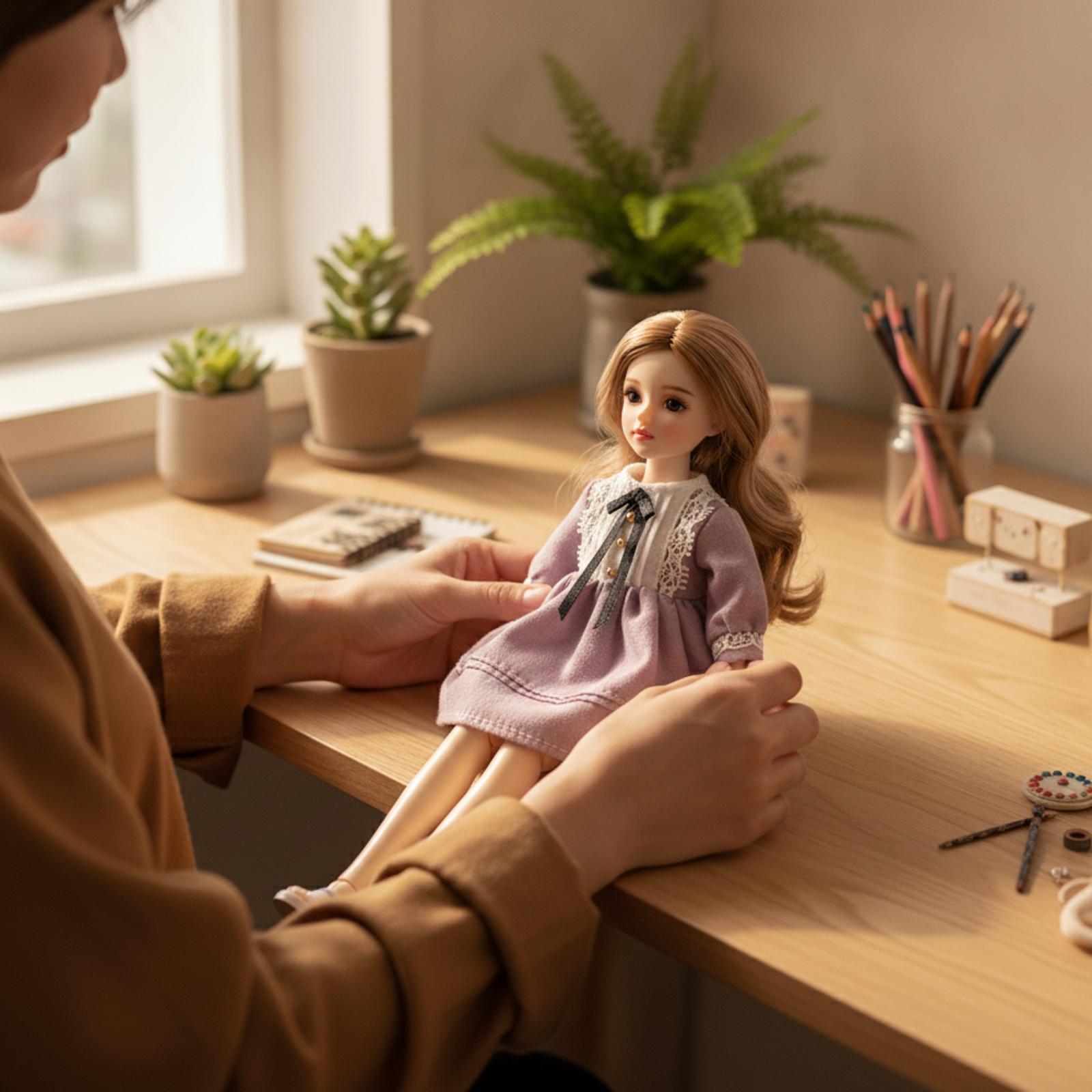 1/12スケール ドールハウス用衣装 ヴィンテージ長袖レース - Vintage Collectible Clothing のレビューと価格