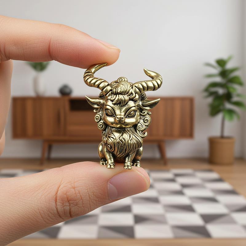 ヴィンテージ銅製ウォーリアーファイアレス羊の頭飾り、コレクタ - Vintage Collectible Figures のレビューと価格