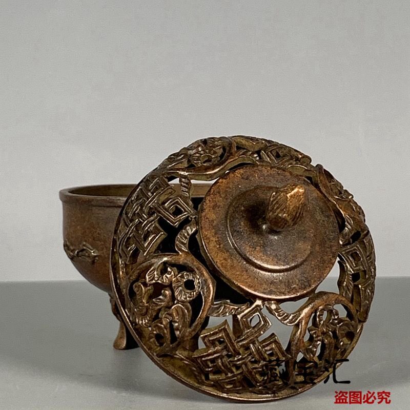 ヴィンテージ古物コレクション 中空吉祥蓮香炉 中国の田舎から - Vintage Collectible Items のレビューと価格