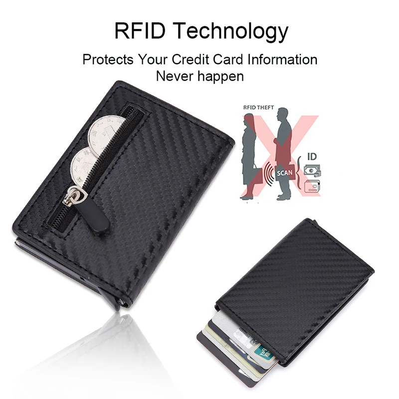 RFID ブロッキングカード財布磁気クレジットカードホルダー - Vintage Collectible Cards のレビューと価格