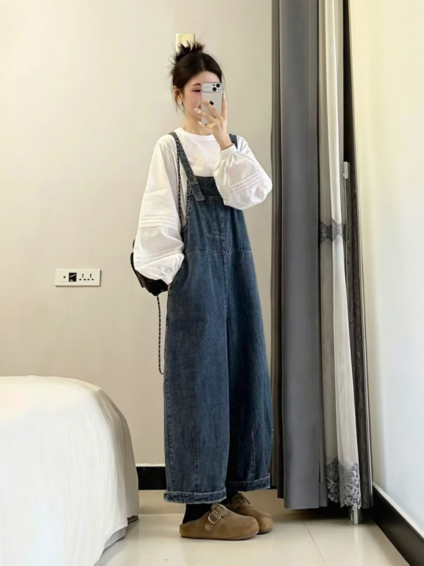 プラスサイズの女性用シャツトップとワイドレッグデニムオーバー - Vintage Collectible Clothing のレビューと価格