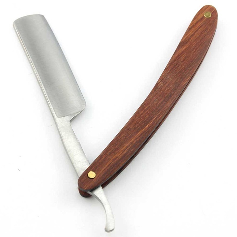 ヴィンテージ木製ハンドルストレートエッジステンレス鋼理髪師か - Vintage Collectible Knife のレビューと価格