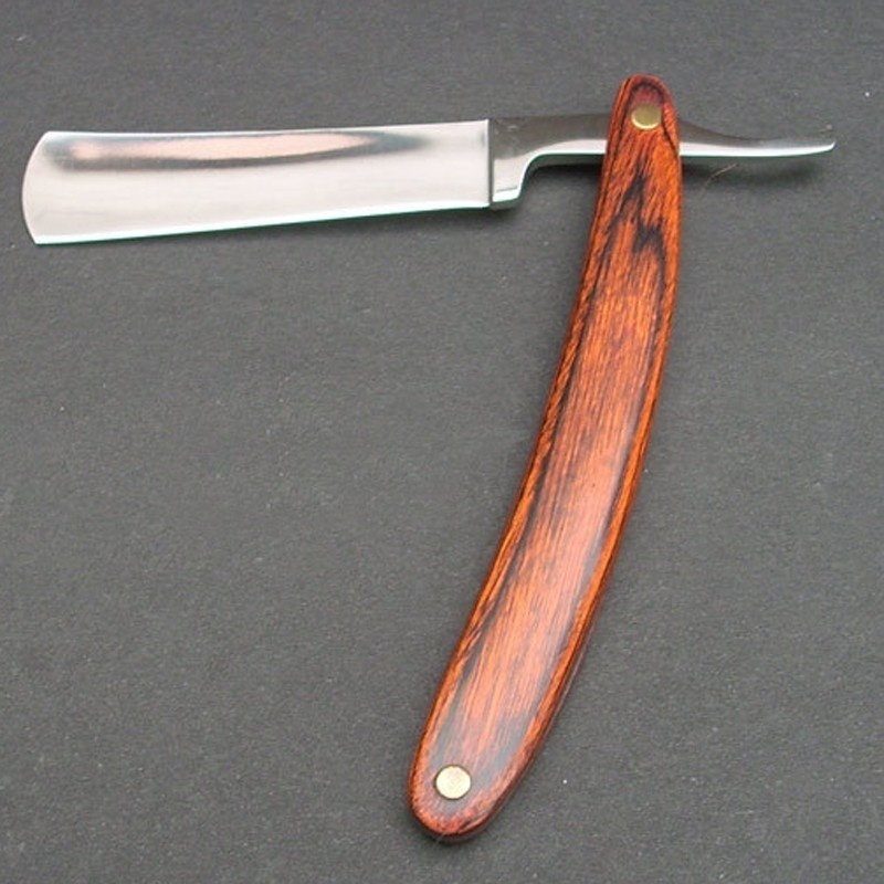 ヴィンテージ木製ハンドルストレートエッジステンレス鋼理髪師か - Vintage Collectible Knife のレビューと価格