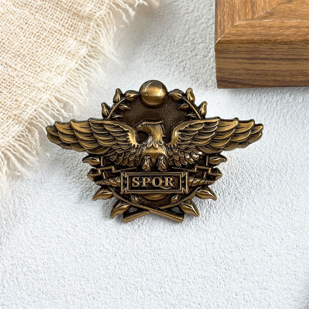 古代ローマ帝国軍団ブローチピンヴィンテージイーグルバッジ衣類 - Vintage Collectible Clothing のレビューと価格