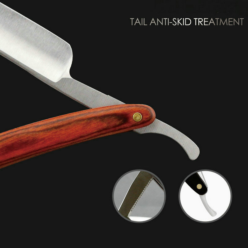 1Pc ヴィンテージビッグサイズストレートエッジ理容かみそり - Vintage Collectible Knife のレビューと価格