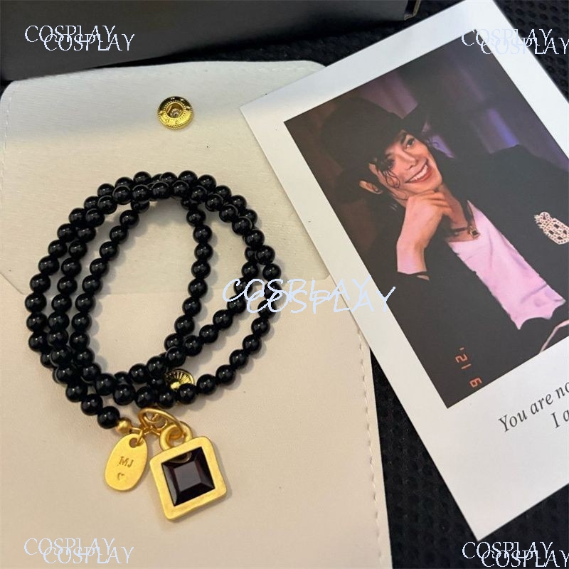 ヴィンテージビーズネックレス マイケル・ジャクソン コスプレ - Vintage Necklace のレビューと価格